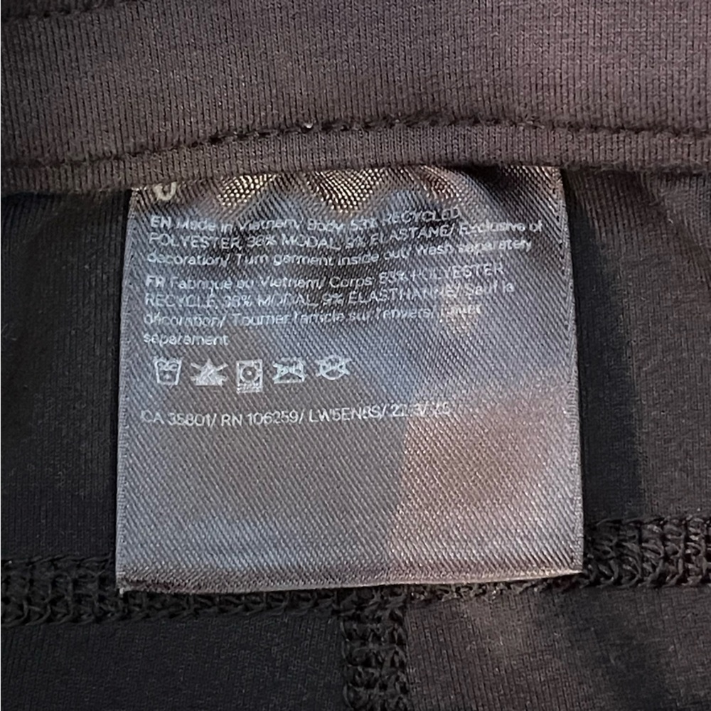 Lululemon Brushed Softstreme Split-Hem High-Rise Pant Black size 0 - Picture 11 of 15